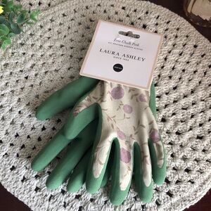 Laura Ashley Green Floral Gardening Gloves